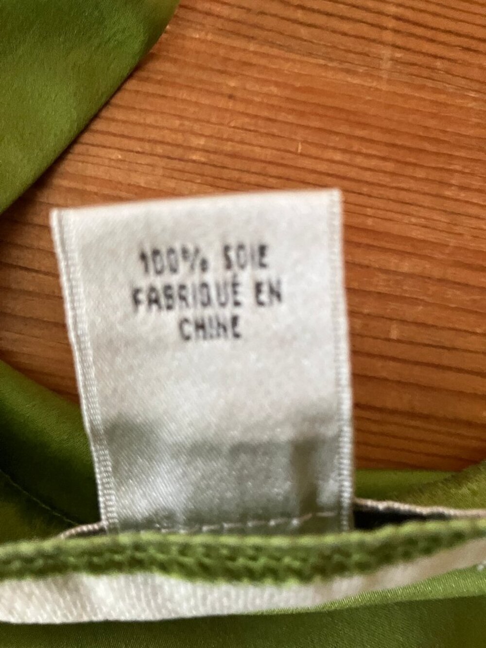 NINE WEST Green Satin Silk tank/top Size 10 - Picture 5 of 10